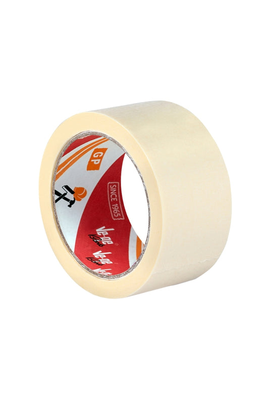 | Gp Maskeleme Bandı, 48 Mm X 30 M, Bej, Krepe Kâğıt Tabanlı, Boya Uygulamaları Için Ideal