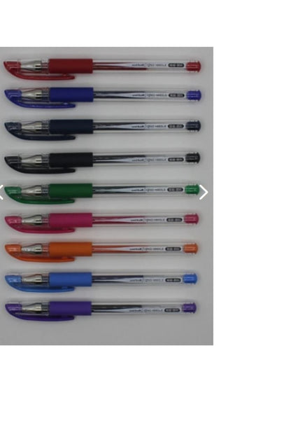 Signo Needle 0.38 Iğne Uçlu Jel Kalem Tüm Renkler Set 9 Lu