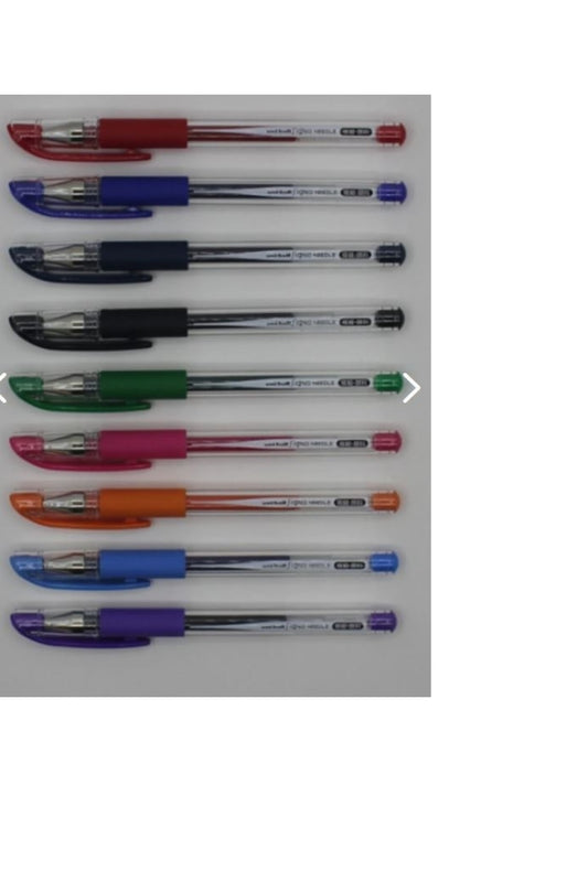 Signo Needle 0.38 Iğne Uçlu Jel Kalem Tüm Renkler Set 9 Lu
