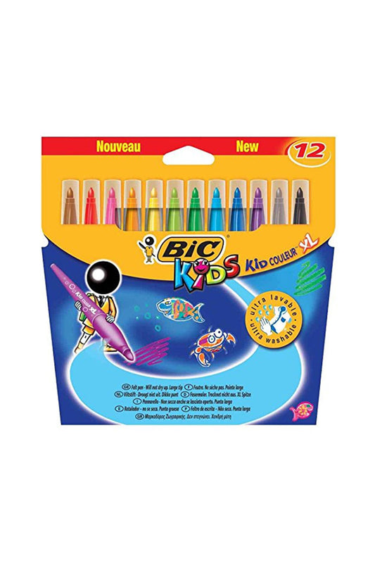 Kid Couleur Xl Keçeli Boya Kalemi 12 Li Kutu 828966
