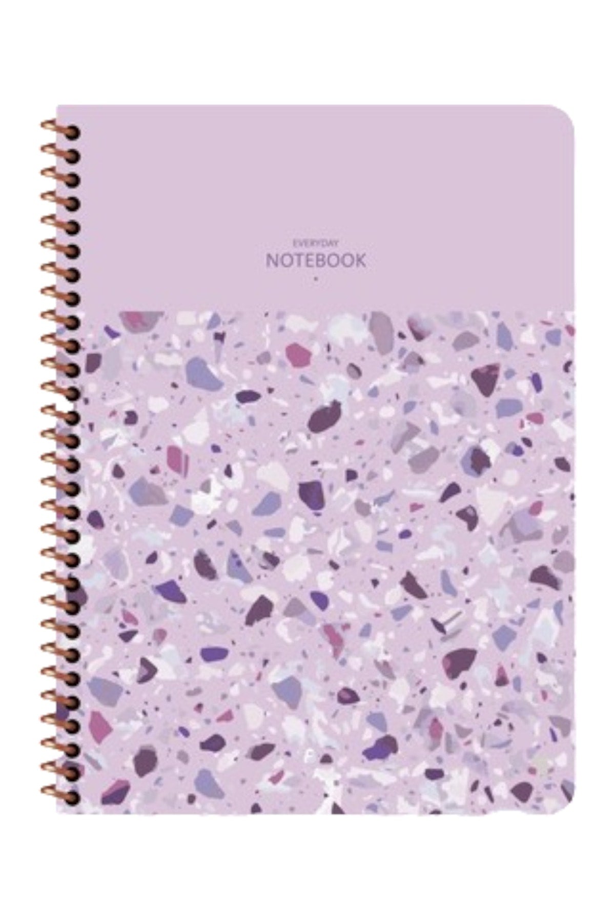 KARELİ 16x22 CM 80 YAPRAK PLASTİK KAPAK TELLİ DEFTER 60 GRAM BEYAZ SAYFA TERAZZO