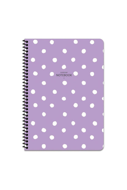 ÇİZGİLİ 16x22 CM 80 YAPRAK PLASTİK KAPAK TELLİ DEFTER 60 GRAM BEYAZ SAYFA PUANTİYE