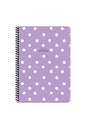 ÇİZGİLİ 16x22 CM 80 YAPRAK PLASTİK KAPAK TELLİ DEFTER 60 GRAM BEYAZ SAYFA PUANTİYE