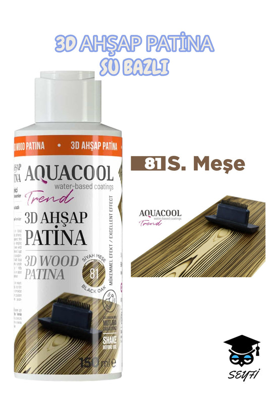 3D AHŞAP PATİNA SU BAZLI 150 ML