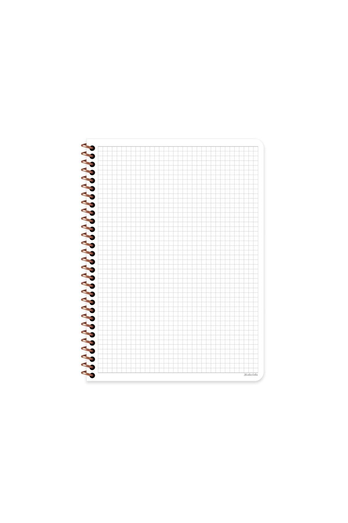 KARELİ A4 EBAT 80 YAPRAK KARTONKAPAK TELLİ DEFTER BEYAZ RENK 60 GR KAĞIT yeşil