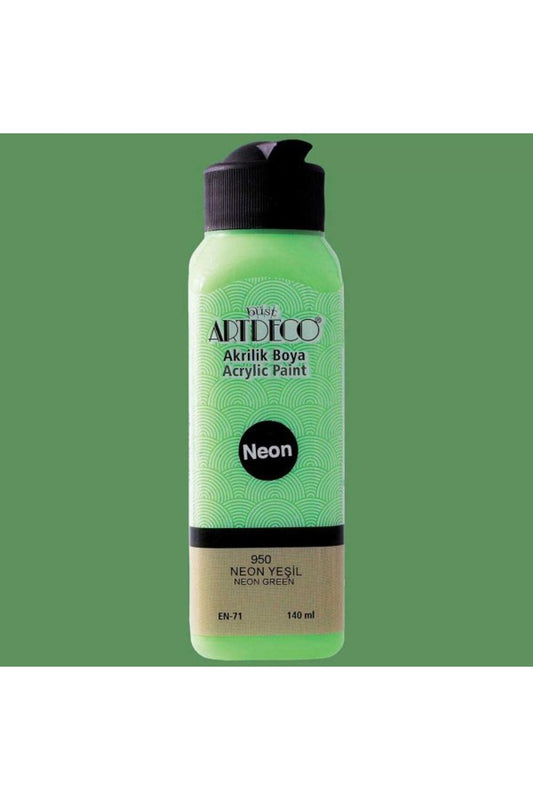 Akrilik Boya 140ml Neon Yeşil 950