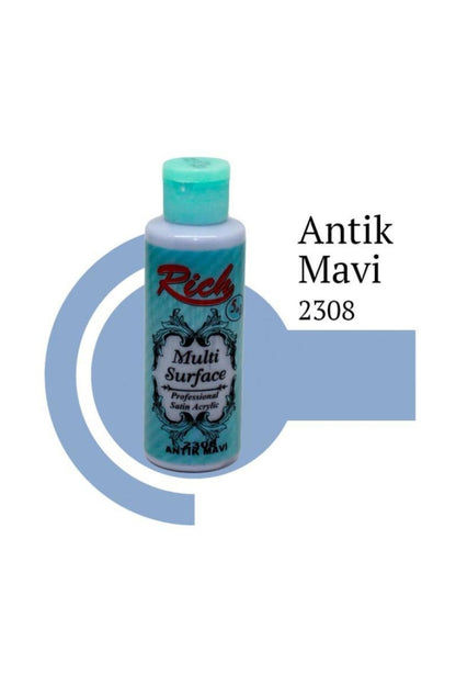 Lisinya202 Multi Surface 2306 Antik Mavi Akrilik Boya 120 Cc