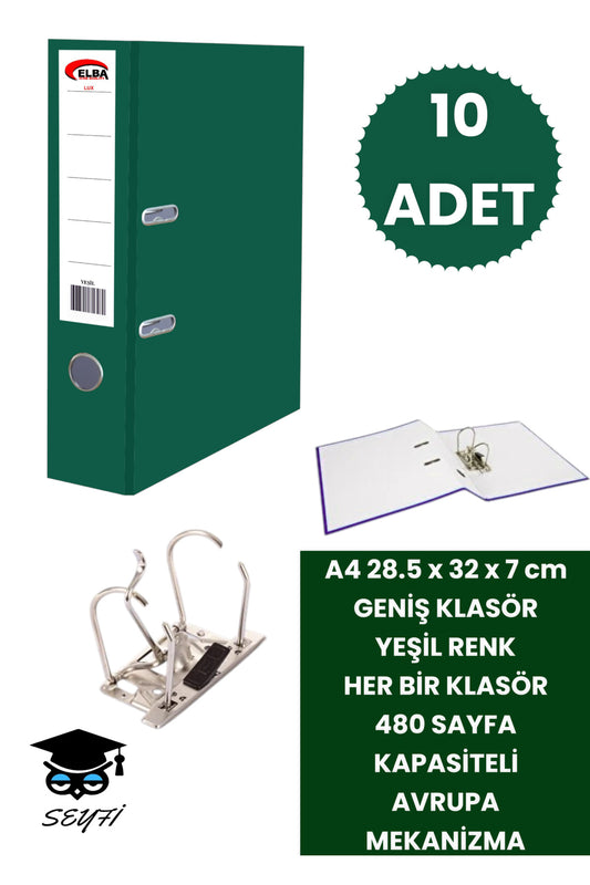 OFİS BÜRO KLASÖRÜ ÇİFT HALKA AVRUPA METAL MEKANİZMA ÇEŞİTLİ RENK VE ADETLERDE DAR VE GENİŞ KLASÖR
