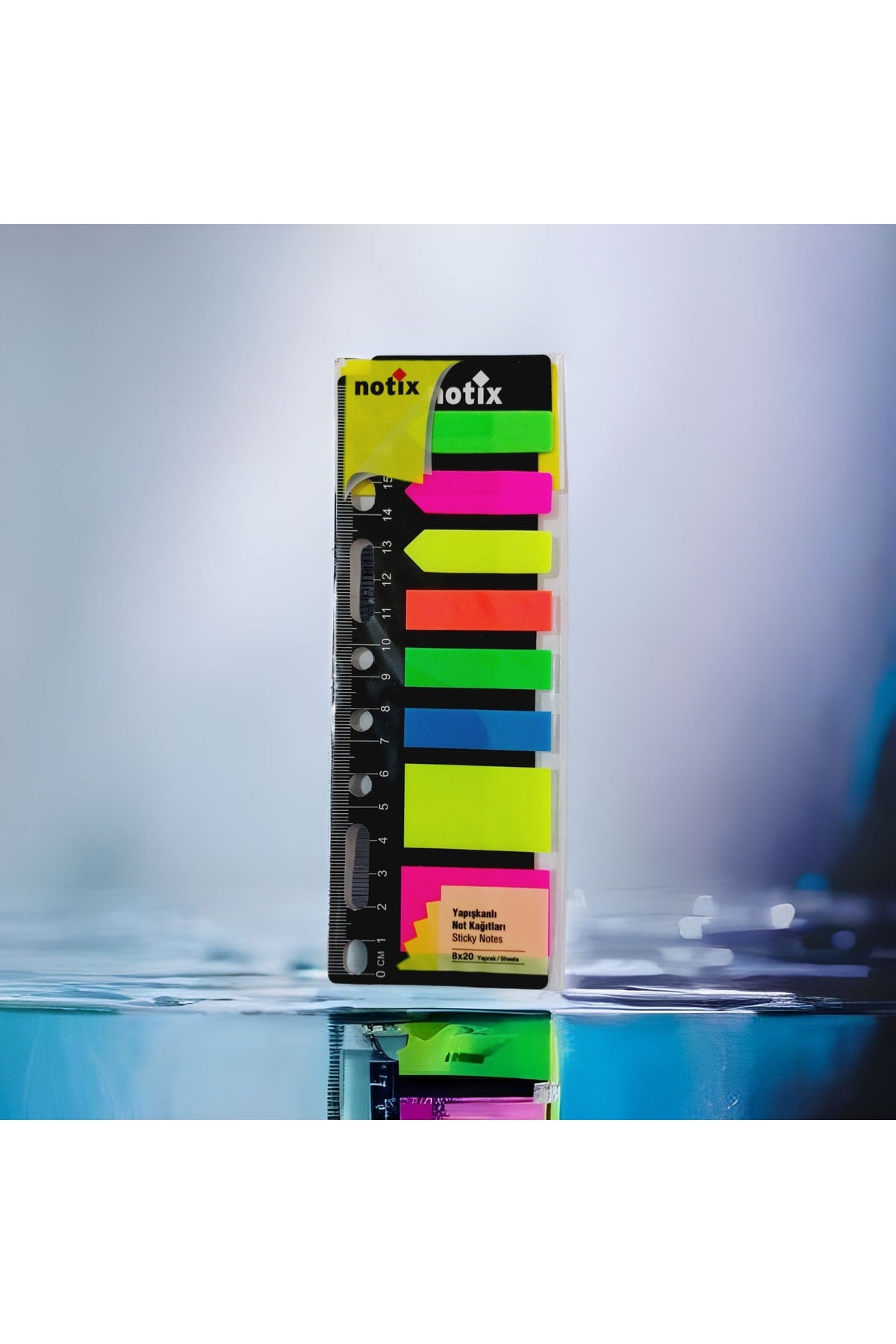 Notıx Index Ayraç 8 Renk X 20yp Cetvelli Plastik Post-it
