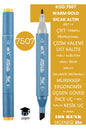 ÇİFT TARAFLI PROFESYONEL ÇİZİM KALEMİ KALICI MÜREKKEP ÜÇGEN GÖVDE İNCE UÇ 1 MM KESİK UÇ 2-6MM SKETCH