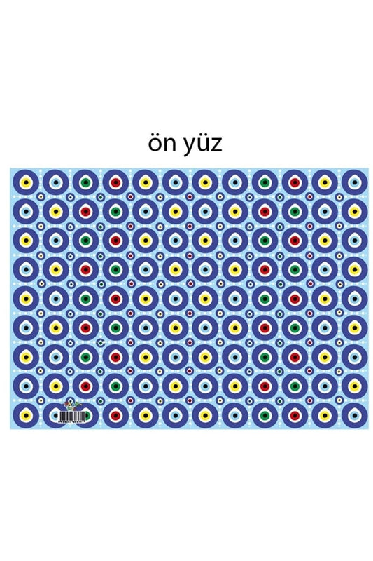 Karne Kılıfı 24x33 Cm Nazar Boncuğu Desenli 30 Adet