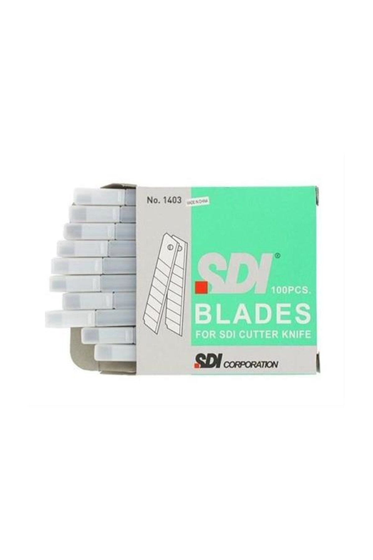 Sdi 1403 Maket Bıçağı Yedeği Dar 100 Lü (1 Paket 100 Adet)