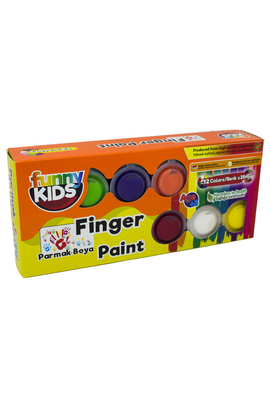 Funny Kids Parmak Boyası Seti 12x25ml