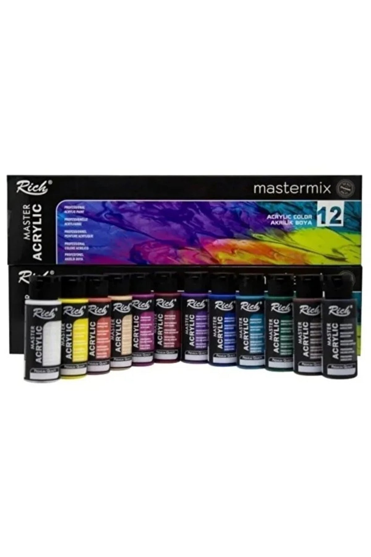 Mastermix 12x60cc CANLI + SET 1 fırça (2 parça)