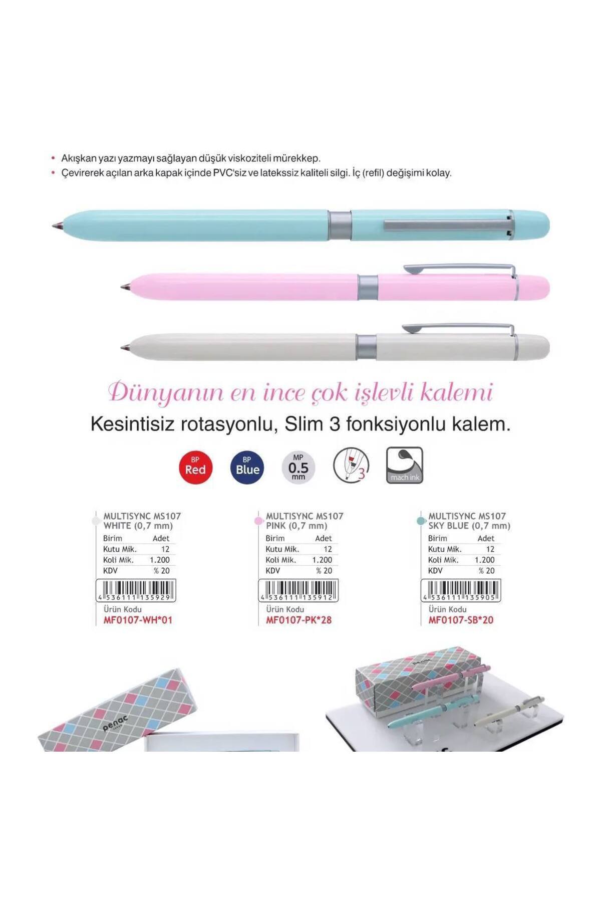 TLG-107 0.7 MM UÇLU VERSATİL KALEM JAPONYA ÜRETİM
