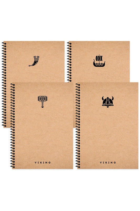 Keskin 17x24 La Plume Viking Sert Kapak Spiralli Defter 100 Yp. Çizgili