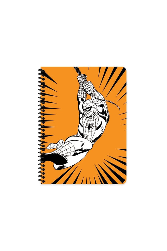 16x22 Cm Çizgisiz Marvel Karton Kapak Telli Defter 80 Yaprak 60 Gr Beyaz Sayfa