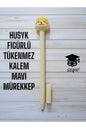HUSYK FİGÜRLÜ TÜKENMEZ KALEM MAVİ MÜREKKEP