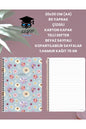 20x30 CM (A4) 80 YAPRAK ÇİZGİLİ KARTON KAPAK TELLİ DEFTER BEYAZ SAYFALI KOPARTILABİLİR SAYFALAR