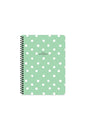 16.5x22.5 Çizgili Defter Puantiye - Yeşil