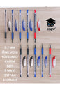 0.7 MM İĞNE UÇLU TÜKENMEZ KALEM SETİ 5 MAVİ 3 SİYAH 2 KIRMIZI 1425