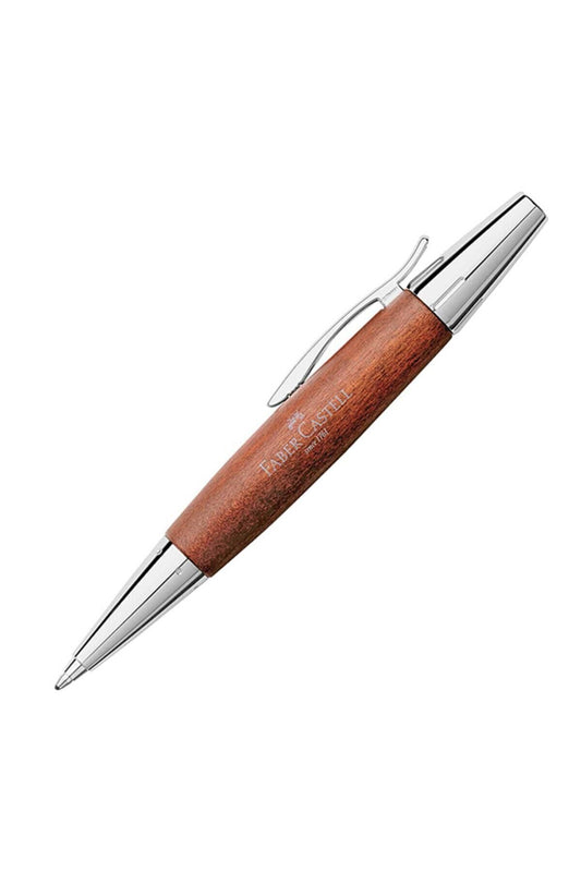 E-motion Krom/ahşap Mekanizmalı Prestij Tükenmez Kalem Kahverengi B Uç Refil