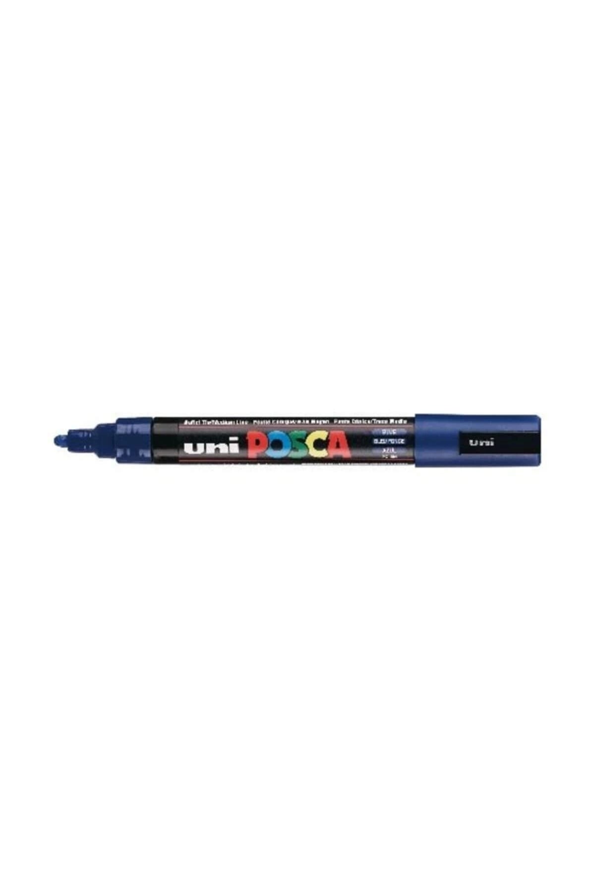 Uniball Posca 1.8-2.5mm Yuvarlak Uçlu Poster Markörü Mavi (33) / Pc5m