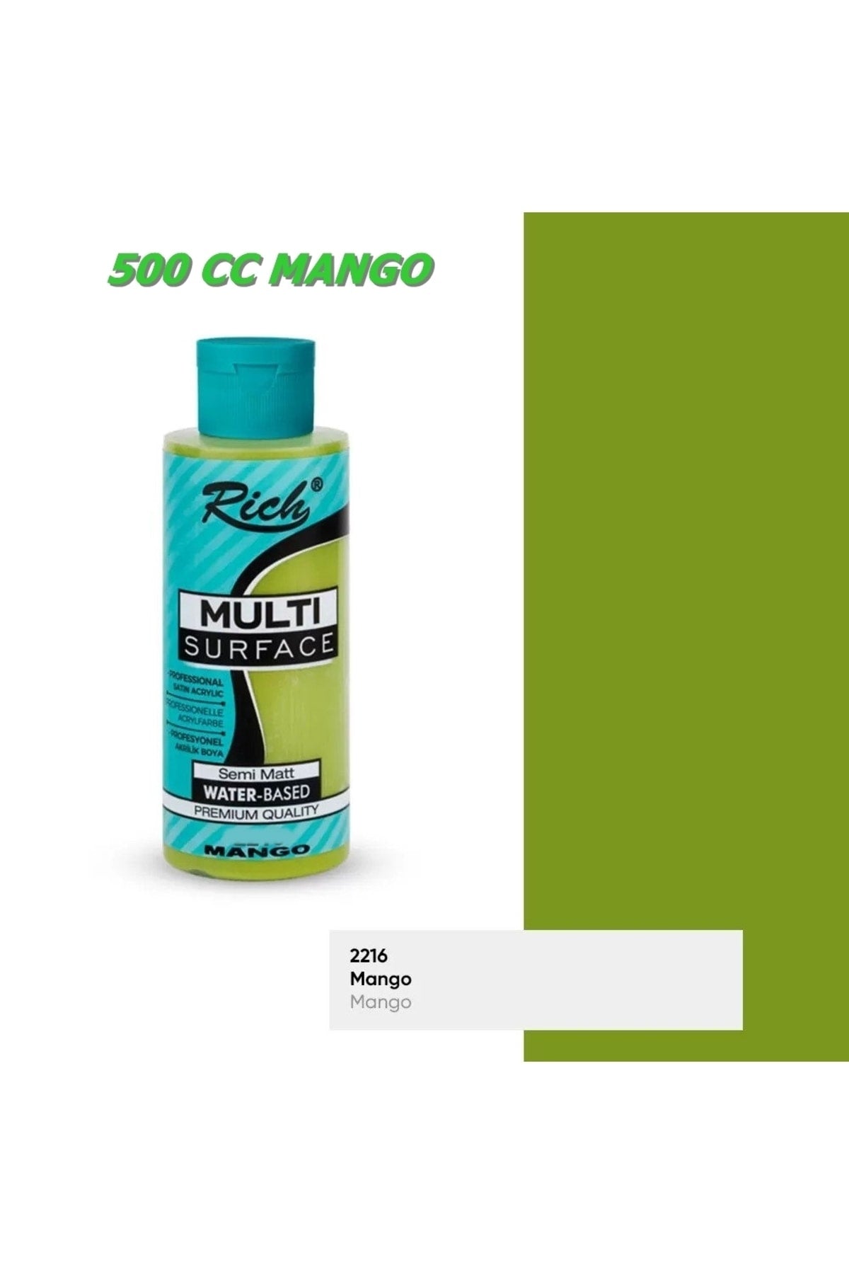 500 Cc Multi Surface Akrilik Boya 2216 Mango