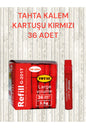 TAHTA KALEM KARTUŞU 36 ADET
