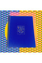 16x22 cm 80 Yaprak Çizgisiz Plastik Kapak Telli Defter 60 gr Beyaz Sayfa