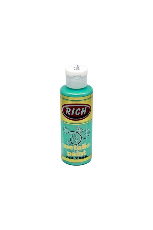 Rıch 0754 Metalik Akrilik Boya 03974 Yeşil 120 Cc