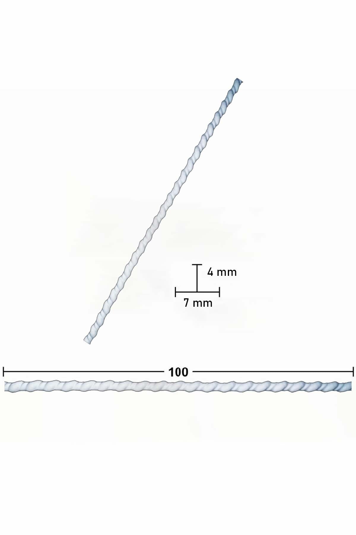 Esnek Çıta bükülebilir 1 metre BURGU çıta 4x7 mm