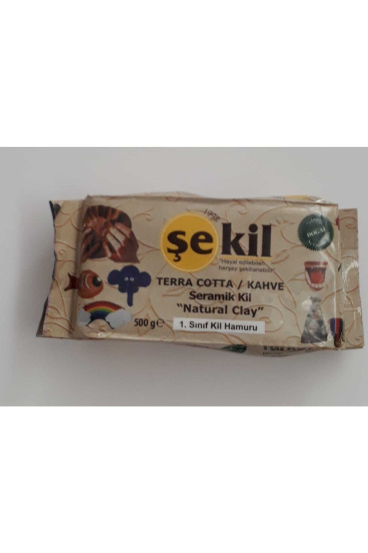 Seramik Kil Hamuru Kahve 500 gr 1 Ad ( Kırtasiye )