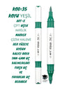 ART-X ÇİFT UÇLU AKRİLİK MARKER ÇİZİM KALEMİ HER YÜZEYE UYGUN KALICI MÜREKKEP 1-6 MM UÇ KALINLIKLARI