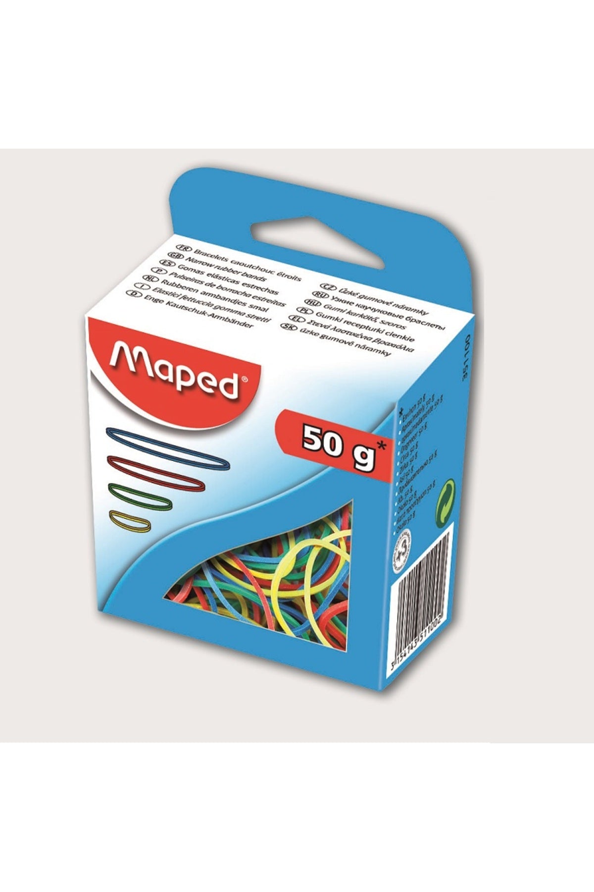 351100 Renkli Ambalaj Lastiği 50 Gr