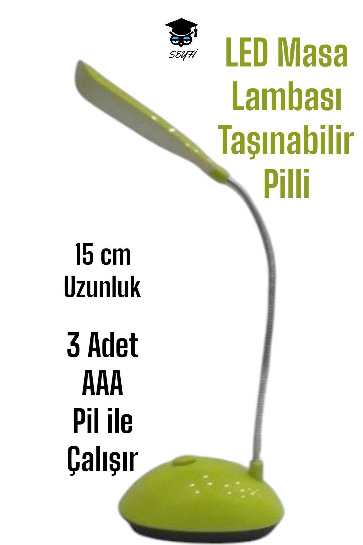 MİNİ Katlanabilir LED Masa Lambası PİLLİ