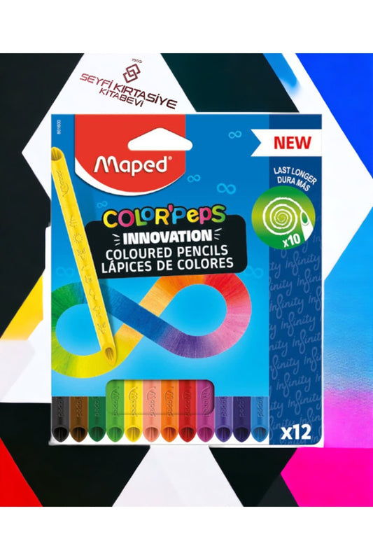 COLOR PEP'S İNFİNİTY MUM BOYA 12 RENK 10 KAT DAHA UZUN ÖMÜRLÜ MAPED