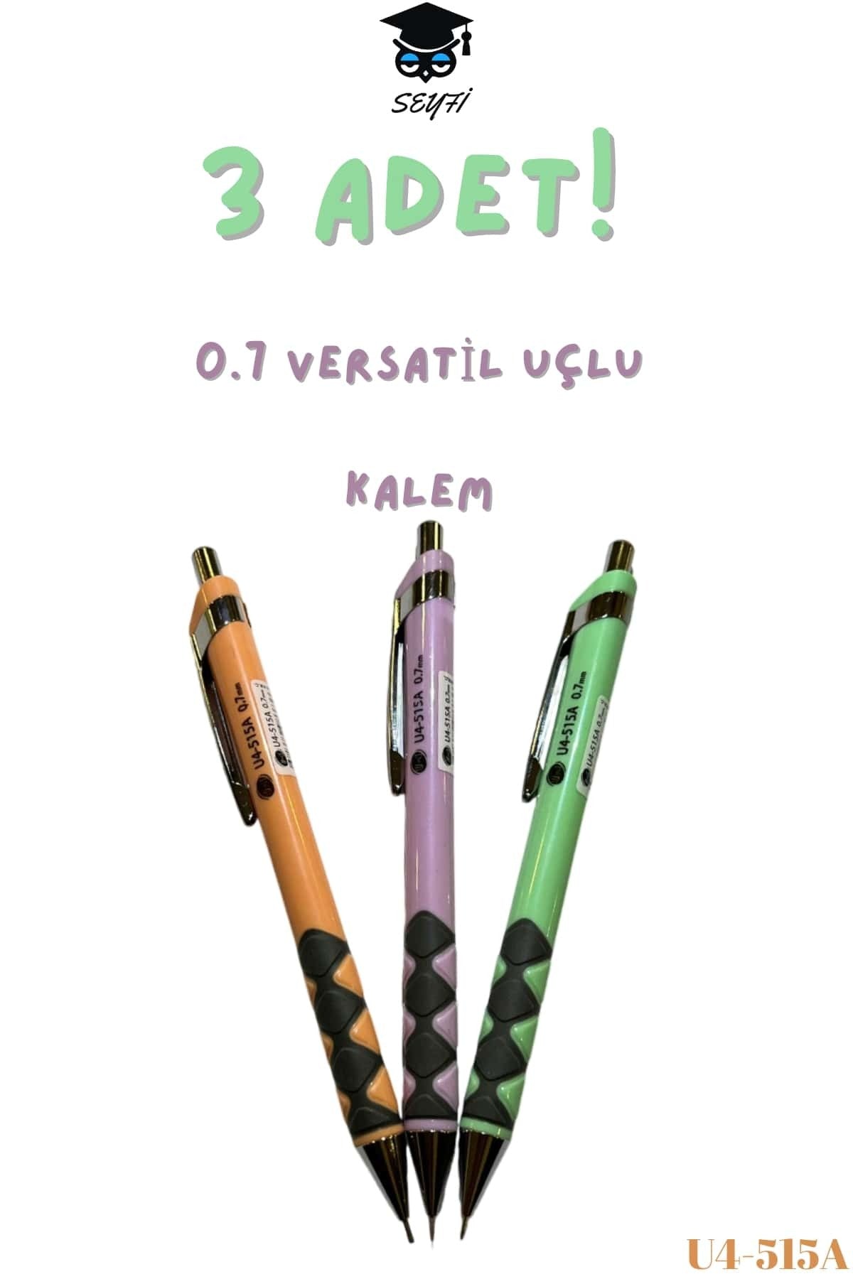 VERSATİL UÇLU KALEM SETLERİ 0.7 MM RENGARENK MODELLER