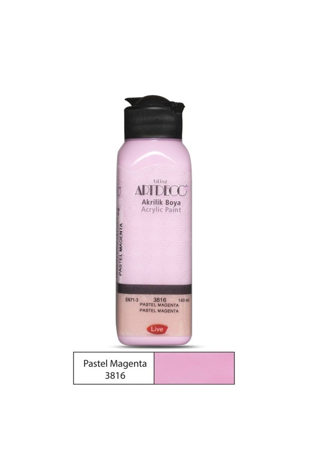 Akrilik Boya Pastel 140 ML Pastel Magenta 3816