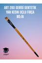 N0:16 ART 280 SERİSİ SENTETİK YAN KESIK UÇLU FIRÇA