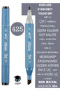 ÇİFT TARAFLI PROFESYONEL ÇİZİM KALEMİ KALICI MÜREKKEP ÜÇGEN GÖVDE İNCE UÇ 1 MM KESİK UÇ 2-6MM SKETCH