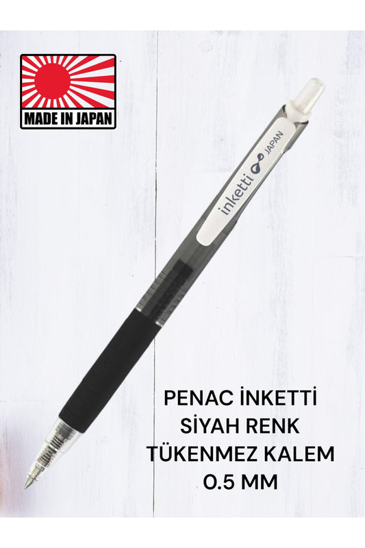 PENAC İNKETTİ JEL TÜKENMEZ KALEM BASMALI 0.5 MM UÇ İNCELİĞİ