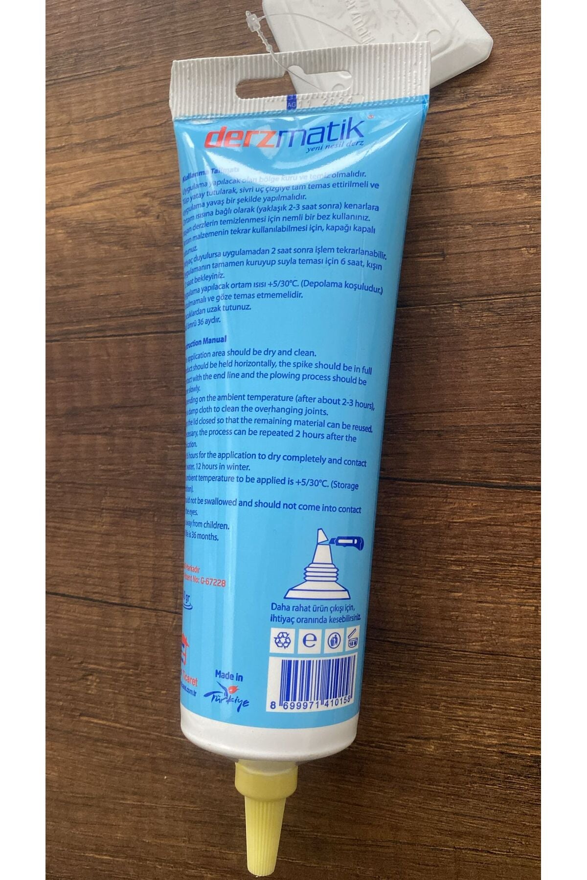 Hazır Derz Dolgu Krem Renkli Gaga Uçlu Fayans Mermer Seramik Derz Dolgusu 360 Gr.
