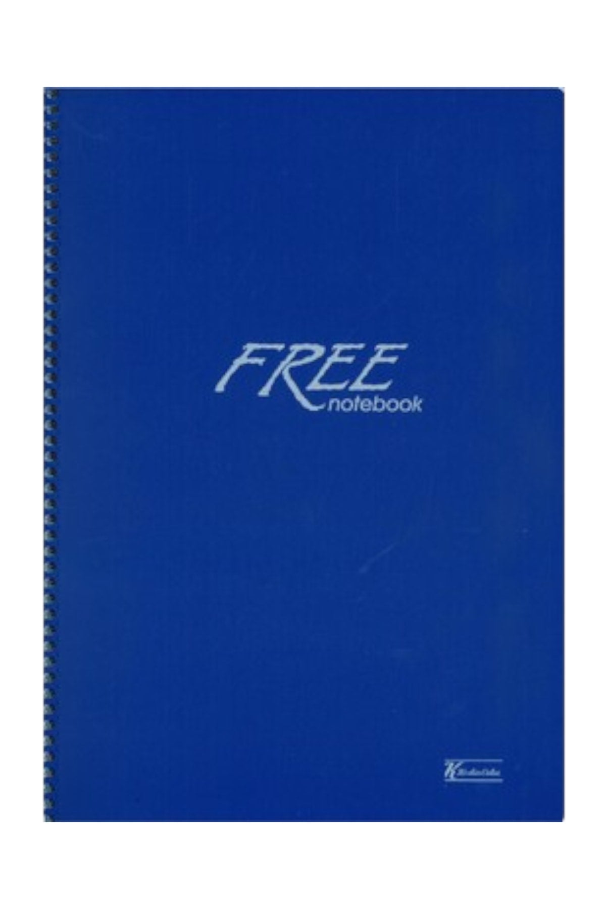 19x25 Cm 100 Yaprak Çizgisiz Free Notebook Plastik Kapak Telli Defter 60 Gr Beyaz Sayfalı