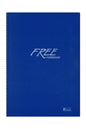 19x25 Cm 100 Yaprak Çizgisiz Free Notebook Plastik Kapak Telli Defter 60 Gr Beyaz Sayfalı