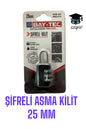 ŞİFRELİ ASMA KİLİT 25 MM DOLAP KİLİDİ KAPI KİLİDİ