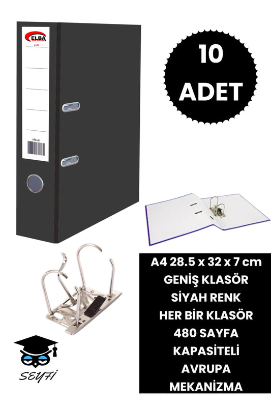 OFİS BÜRO KLASÖRÜ ÇİFT HALKA AVRUPA METAL MEKANİZMA ÇEŞİTLİ RENK VE ADETLERDE DAR VE GENİŞ KLASÖR