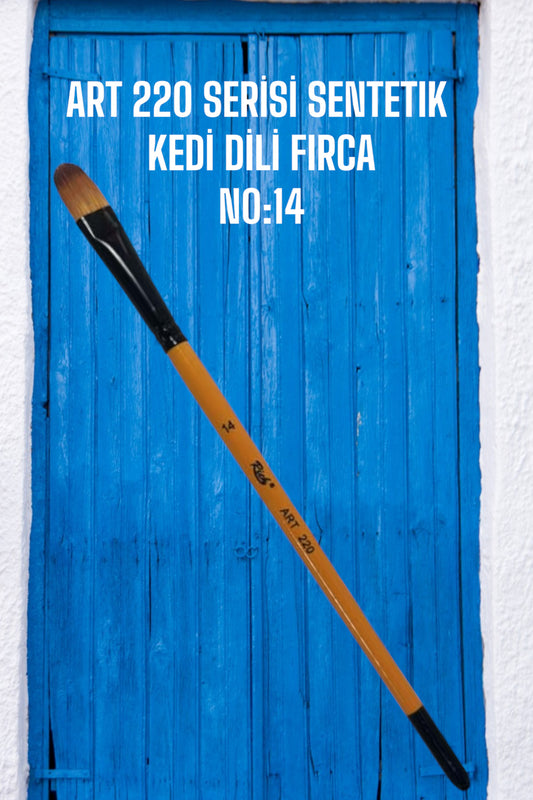 ART-220 SENTETİK KEDİ DİLİ FIRÇA N0:14