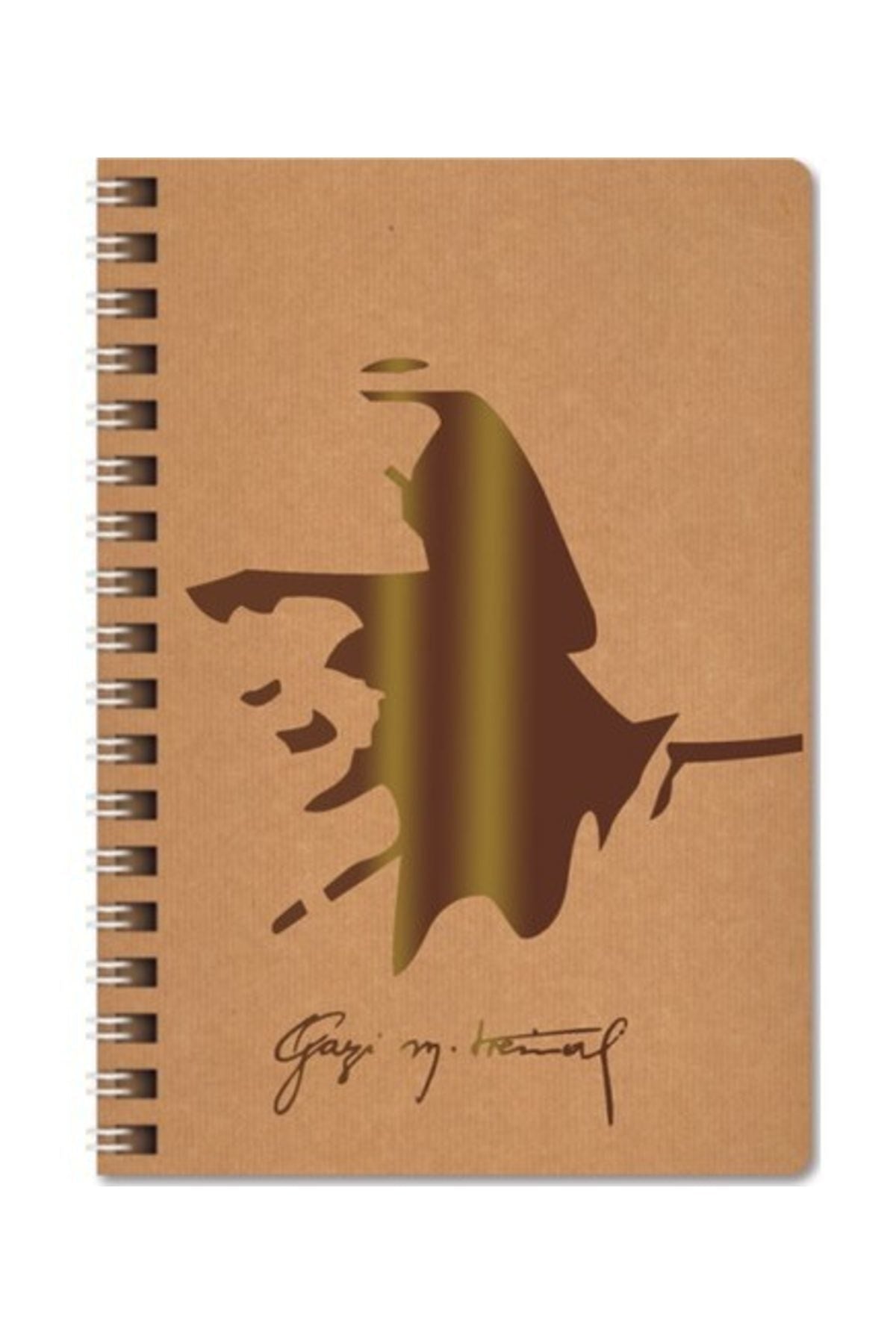 A4 100 Yaprak Düz Funky Spr.Defter-Atatürk
