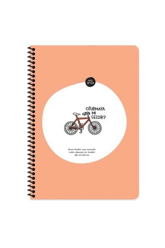 16,5*22,5 80yp.kar.stickerli Defter - Oturmaya Mı Geldik?